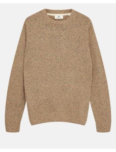 Aksune Space Yarn Crew Neck Beige Anerkjendt