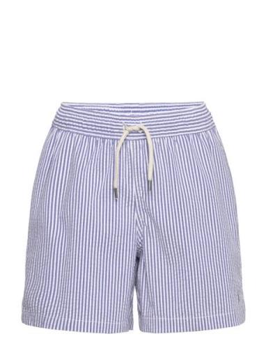 Traveler Seersucker Swim Trunk Blue Ralph Lauren Kids