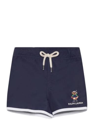 Briggs Polo Bear Swim Trunk Navy Ralph Lauren Baby