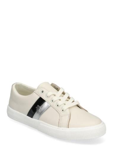 Janson Ii Leather Sneaker White Lauren Ralph Lauren