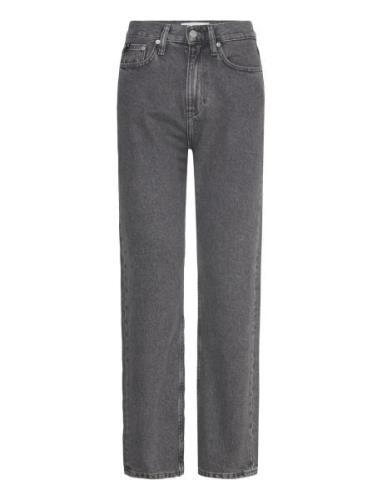 High Rise Straight Grey Calvin Klein Jeans