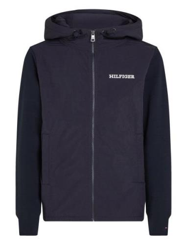 Monotype Mix Media Hdd Zip Thru Navy Tommy Hilfiger