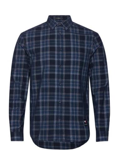 Tjm Reg Check Cord Shirt Navy Tommy Jeans