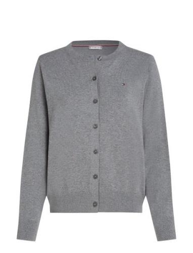 Im Co Jersey Stc Cardi Ls C-Nk Grey Tommy Hilfiger