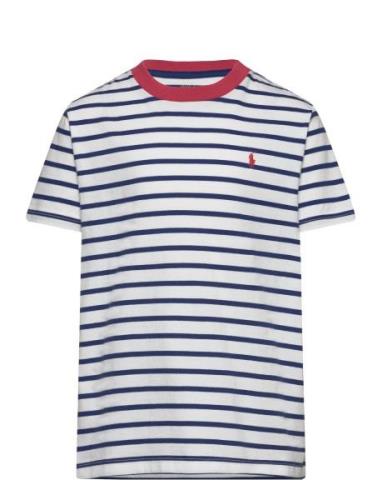 Striped Cotton Jersey Tee Patterned Ralph Lauren Kids