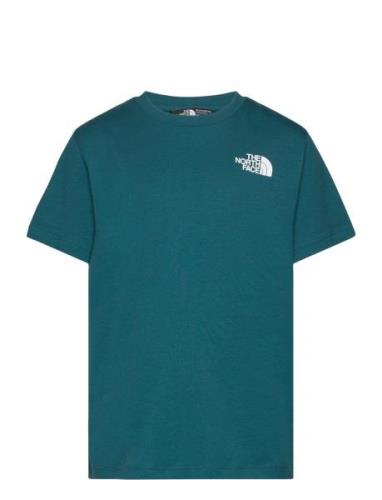 B S/S Redbox Tee Blue The North Face