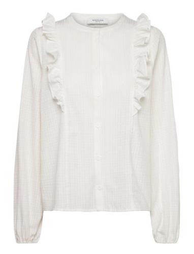 Rwchantel Ls Shirt White Rosemunde