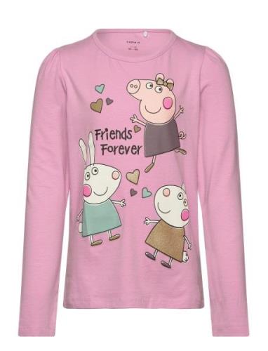 Nmfamanda Peppapig Ls Top Box Cplg Pink Name It