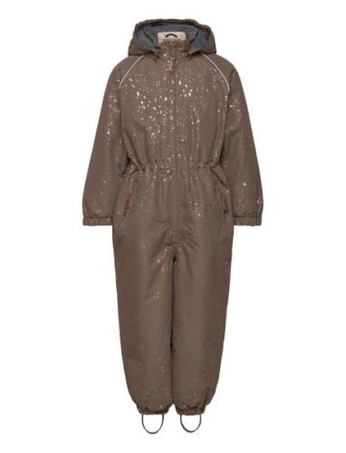 Polyester Junior Suit - Glitter Brown Mikk-line