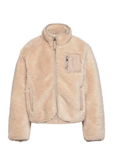 Kogsascha Sherpa Jacket Bo Otw Pink Kids Only