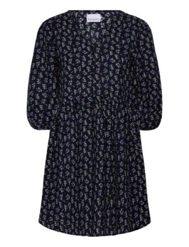 Farris Dress Seersucker Navy Noella