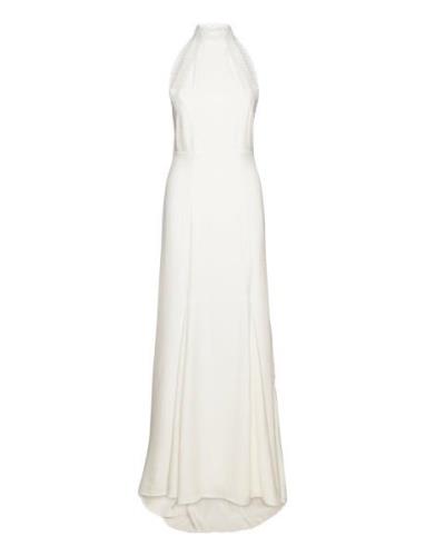 Maxi Length Neckholder Dress White IVY OAK