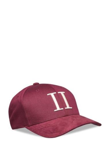 Baseball Cap Suede Ii Red Les Deux