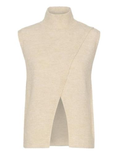 Kataris Knit Vest Cream Kaffe