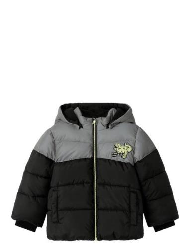 Nmmmorten Puffer Jacket Dino Detail Black Name It