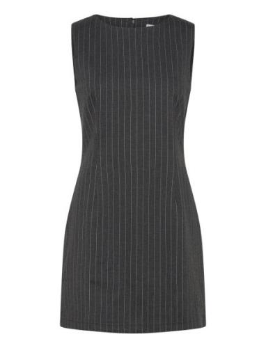 Striped Short Dress Grey Mango