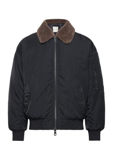 Over D Flight Bomber Jacket Black GANT