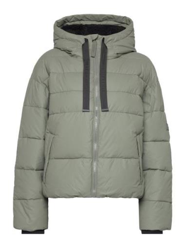 Womens Intrepid Short Puffer Green Hunter