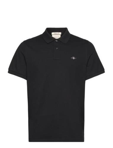 Reg Shield Ss Pique Polo Black GANT