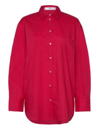 Pocket Over Shirt Red Mango