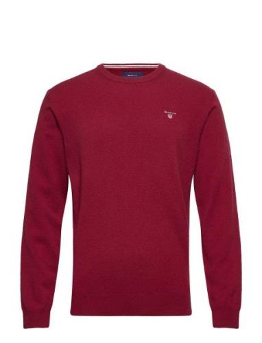 Superfine Lambswool Crew Burgundy GANT