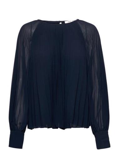 Annmari Blouse 6621 Blue Samsøe Samsøe