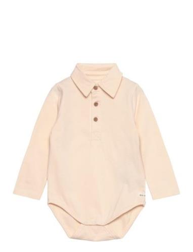 Body Ls Shirt Beige En Fant