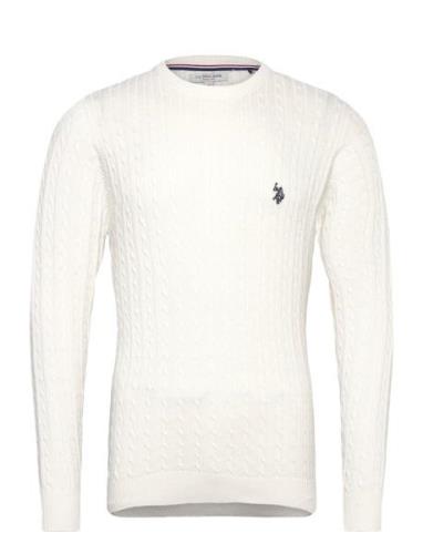 Uspa Knit Archi Men White U.S. Polo Assn.