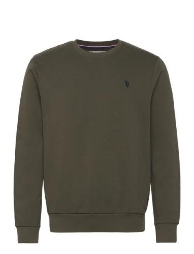 Uspa Sweat O Neck Adler Men Khaki U.S. Polo Assn.