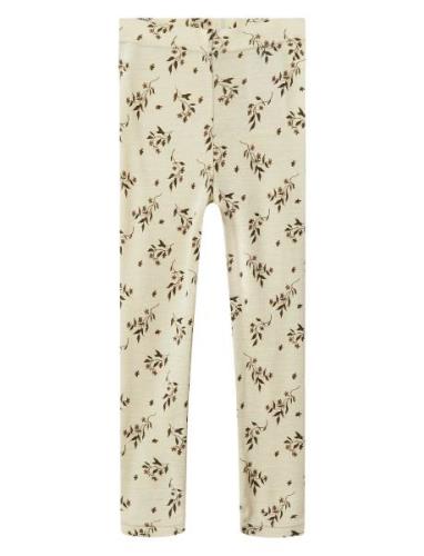 Nmfnimo Slim Leggings Aop Lil Cream Lil'Atelier