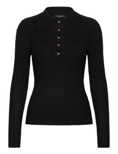 Anem Bbcathrin Knit Blouse Black Bruuns Bazaar