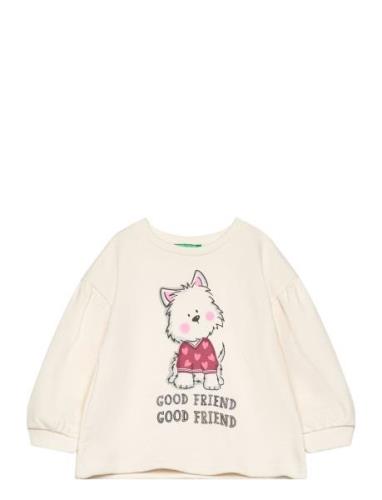 Sweater L/S Cream United Colors Of Benetton