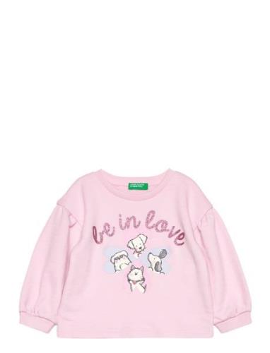 Sweater L/S Pink United Colors Of Benetton