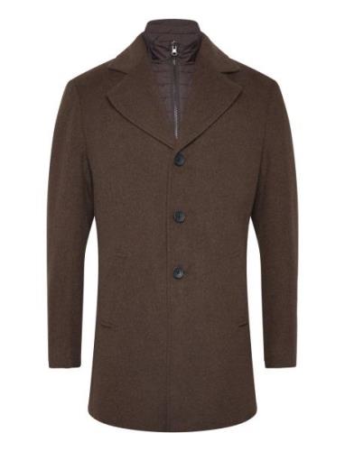 Bs Portmore Slim Fit Coat Brown Bruun & Stengade