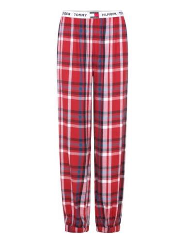 Flannel Cuffed Pant Red Tommy Hilfiger