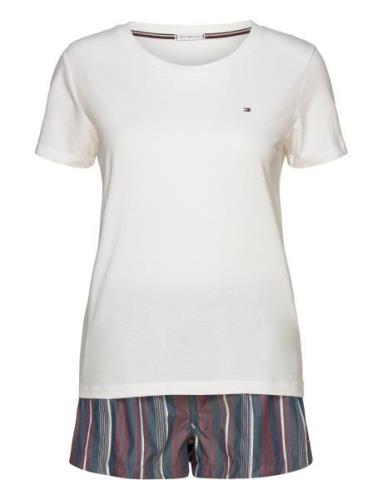 Woven Ss Pj Short Set Patterned Tommy Hilfiger