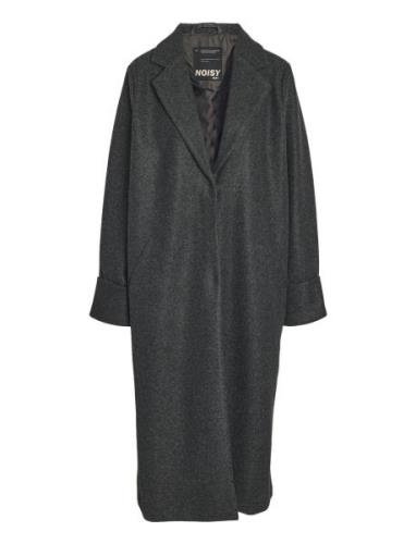 Nmcaddy L/S Long Coat Fwd Noos Grey NOISY MAY