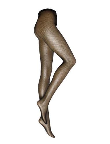 Pcclaire Fishnet Glitter Tights Noos Black Pieces