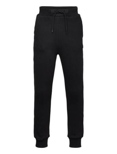 Badge Jog Pant - Gots/Vegan Black Knowledge Cotton Apparel