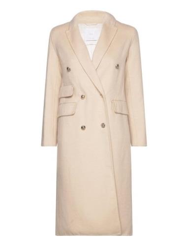 Handmade Butt D Wool Coat Beige Mango