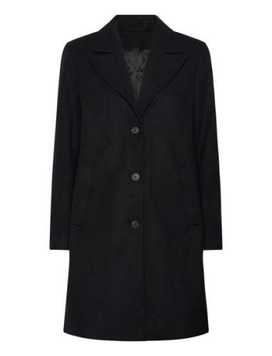 Slfnew Alma Wool Coat Noos Black Selected Femme