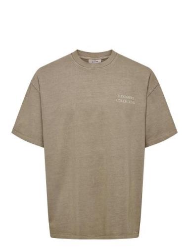 Onsaarav Life Ovz Ss Tee Beige ONLY & SONS