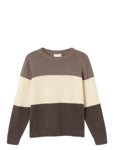 Nkmolok Ls Knit Brown Name It