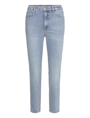 Claudia Slim-Fit Cropped Jeans Blue Mango