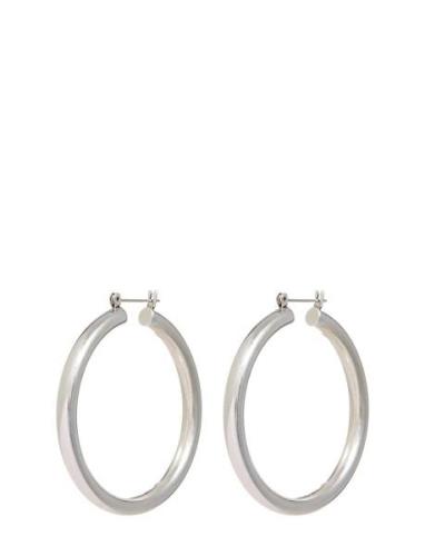 The Amalfi Tube Hoops-Silver Ox Silver LUV AJ