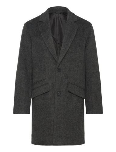 Jjhays Wool Blend Coat Grey Jack & J S