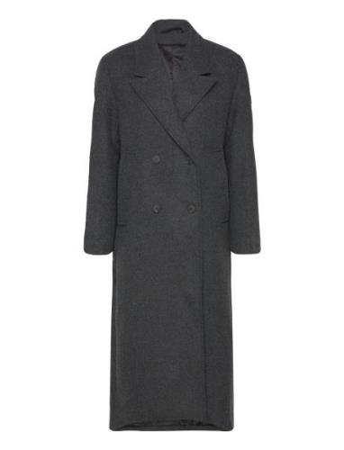 Slfjosephina Wool Coat Grey Selected Femme