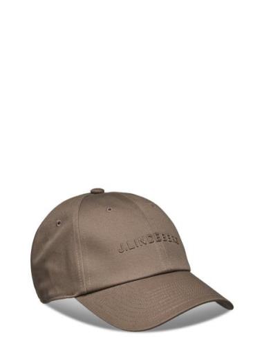 Elijah Cotton Logo Cap Beige J. Lindeberg