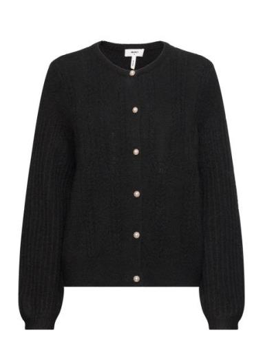 Objophelia L/S Knit Cardigan Rep Black Object