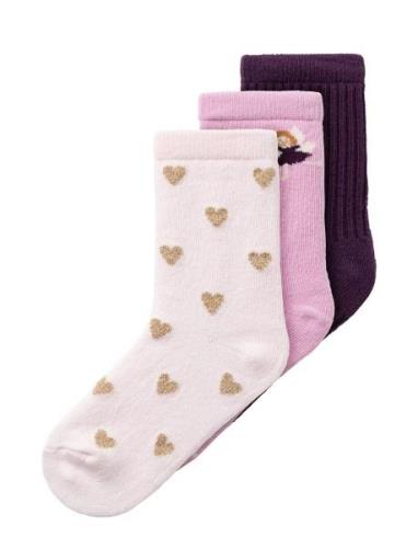 Nmflumy 3P Sock Patterned Name It